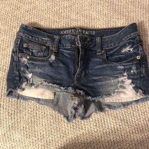 Denim shorts